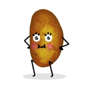 Создать мем: картошка картошка, картошка для детей, рисунок картошки