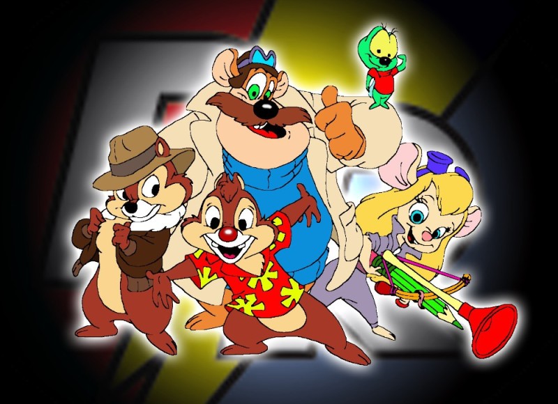 Create meme: chip Dale, cartoon chip and Dale, Chip and Dale rush to help chip