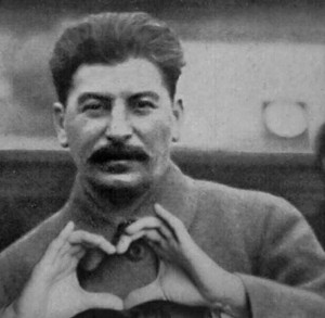 Create meme: comrade Stalin, Stalin meme, Stalin heart