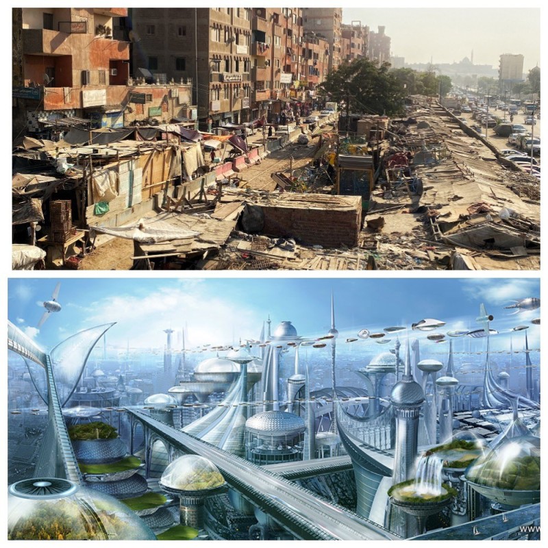 Create meme: the city of the future, futuristic city of the future, future 
