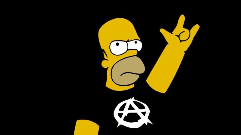 Create meme: the simpsons , The Simpsons Rock, Homer Simpson is a rocker