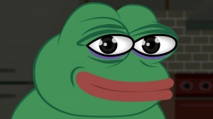 Create meme: frog Pepe, meme green frog, the frog Pepe