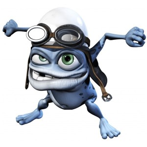 Create meme: crazy frog