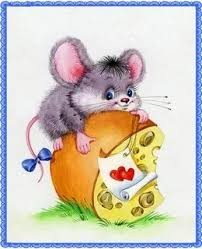 Создать мем: мышка рисунок, мышь и сыр, мышь с сыром