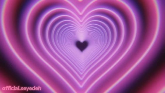 Создать мем: тоннели сердечки, трендовый фон с сердечками неон, сердечки эстетика