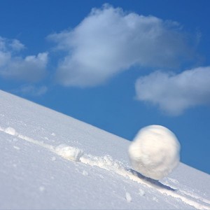 Create meme: snowball, snow