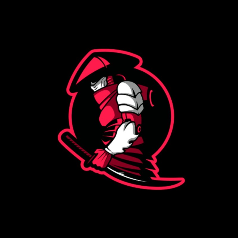Create meme: logo for the samurai team, samurai logo, samurai 