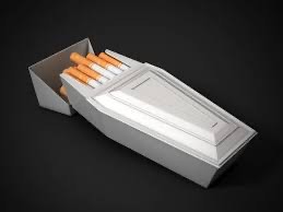 Создать мем: упаковка сигарет, гроб сигарета, пачка сигарет