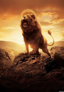 Создать мем: roar, the chronicles of narnia, aslan