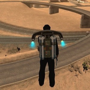 Create meme: GTA San Andreas screenshots, jetpack gta san andreas