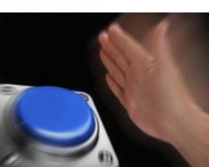 Create meme: blue button meme original, nut button, arm or leg