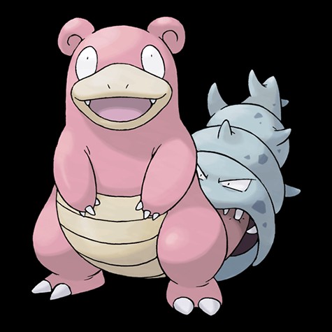 Create meme: pokemon , Pokemon United slowbro, Pokemon attacks slowbro