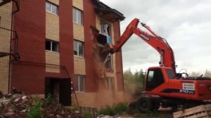 Create meme: the demolition of the house