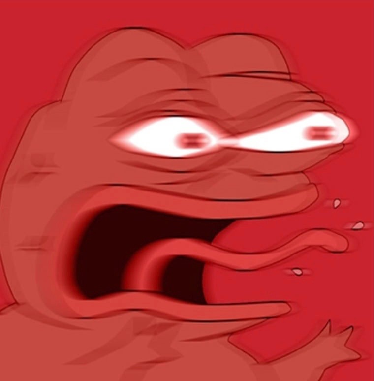 Create meme: Pepe triggered, Pepe meme, Pepe the frog meme