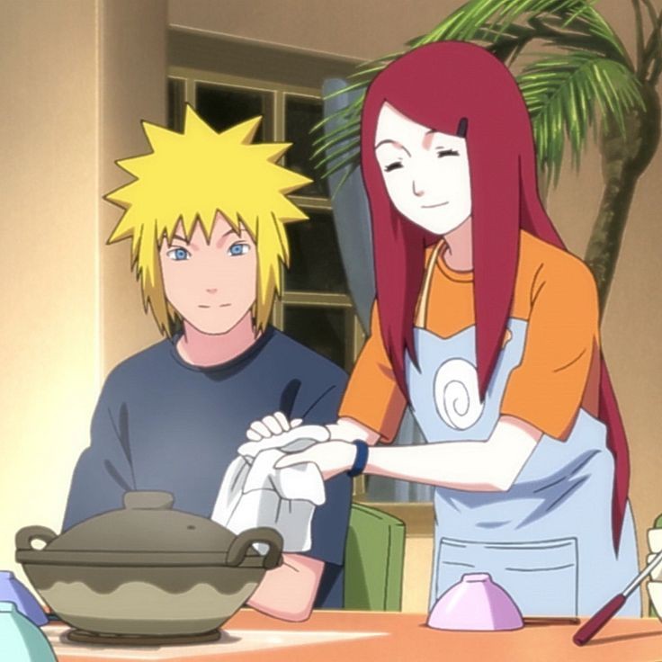 Создать мем: kushina, kushina uzumaki, наруто узумаки минато кушина