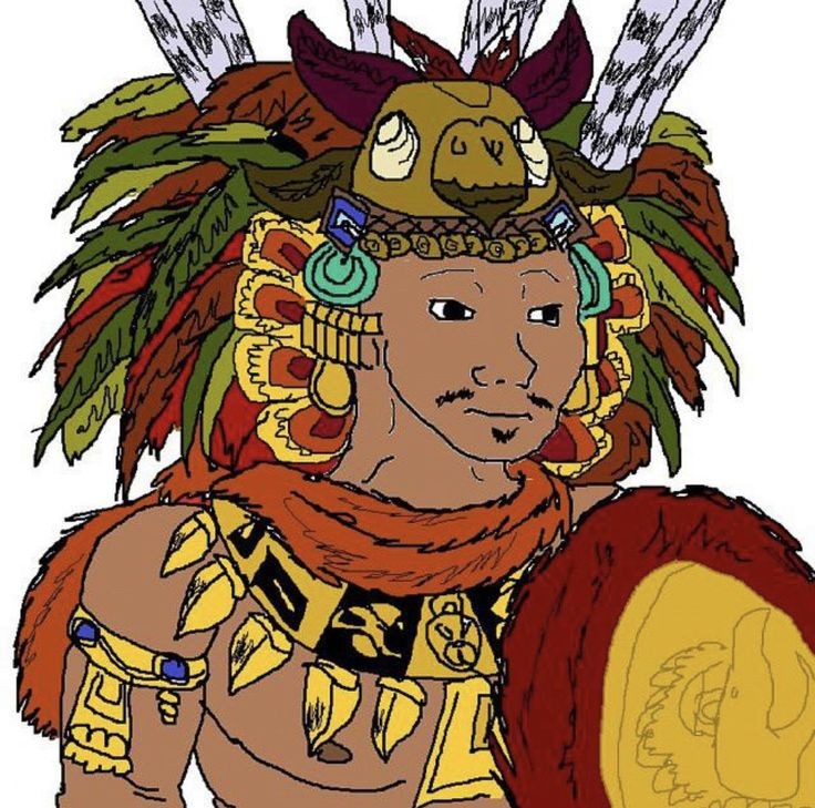 Создать мем: ацтеки, ацтеки рисунки, aztec