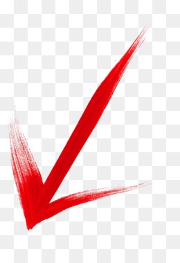 Create meme: red arrow, the red arrow on a transparent background, arrow