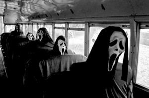 Создать мем: black metal, ghostface, scream 4