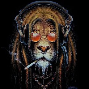 Create meme: tattoo rasta lion, paintings, Leo-the leader