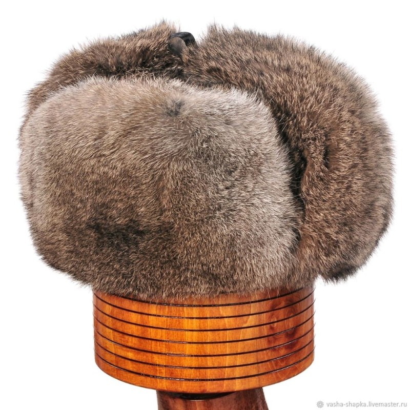 Create meme: fur hat, men's fur hat, men's hats with earflaps Kalyaev