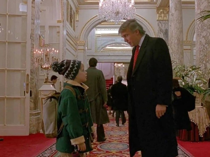 Create meme: donald trump is home alone 2, home alone 2 trump, Home Alone 2: Lost in New York.