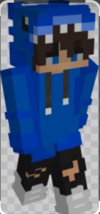 Создать мем: майнкрафт синий человек, красивые скины майнкрафт, minecraft skin