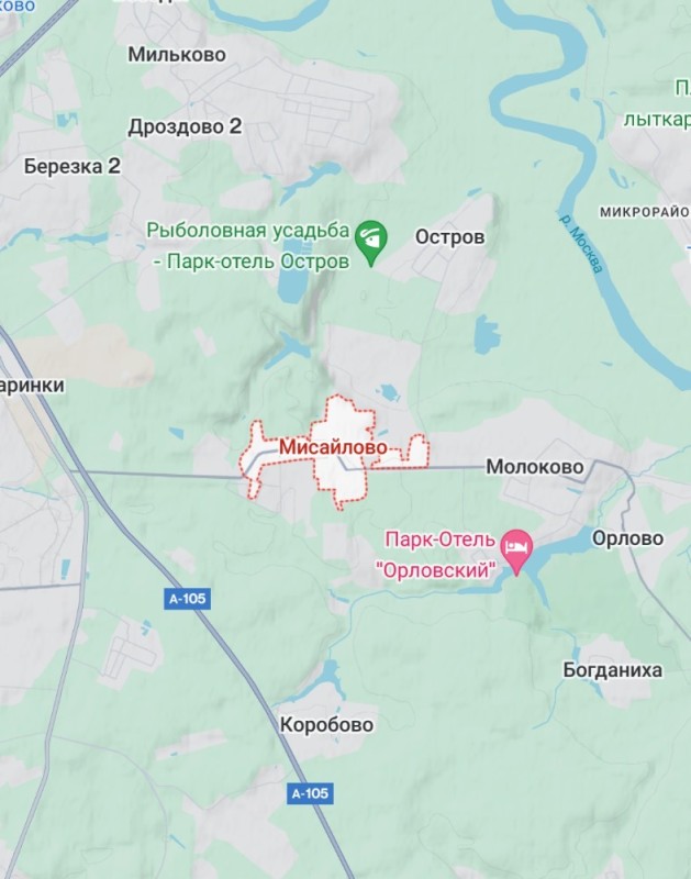 Create meme: map , district , zvenigorod map