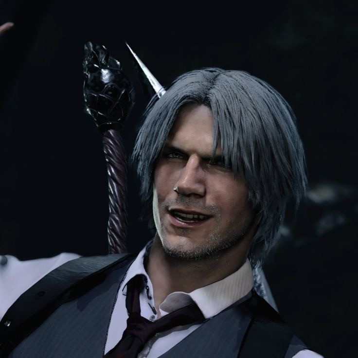 Create meme: anime, dmc 5 dante, vergil dmc