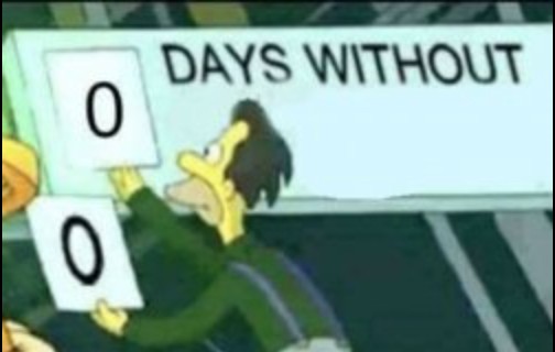 Create meme: the simpsons , days without jewish tricks, memes 