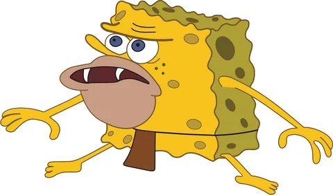 Create meme: cave spongebob, spongebob savage, cave spongebob