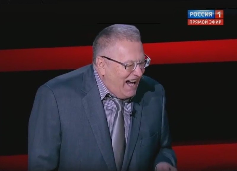 Create meme: Zhirinovsky laughs , vladimir zhirinovsky laughs, laughing zhirinovsky