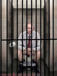 Create meme: Vladimir Putin mocks in prison