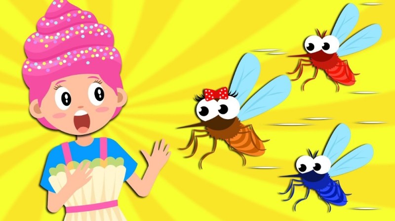 Create meme: cartoons , mosquito cartoon, cartoon insects