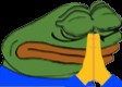 Create meme: boy , pepe prayge, pepe the frog