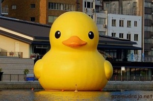 Create meme: Big Yellow Duck