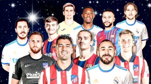 Создать мем: pro evolution soccer 2018: fc barcelona edition, барселона лион месси, суарес атлетико мадрид