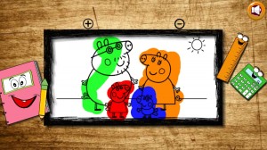 Create meme: coloring peppa pig, Peppa Pig, game