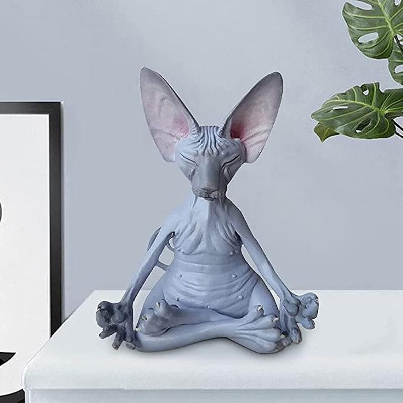 Create meme: The Sphinx statuette, Sphinx cat meditates figurine, Sphinx 