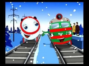 Создать мем: chuggington, весёлые паровозики из чаггингтона, веселый паровозик