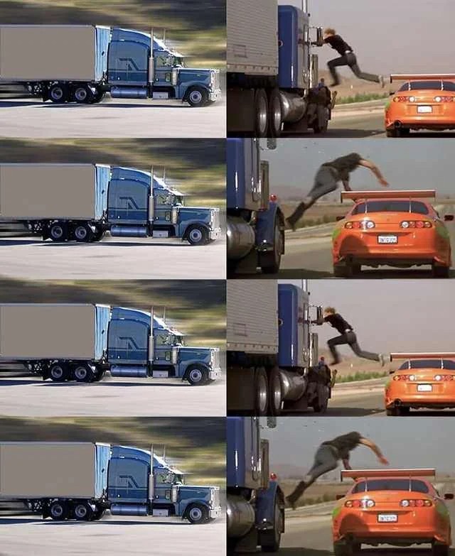 Create meme: meme from the fast and the furious, truck meme, memes about trucks