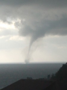 Create meme: waterspout, photo of tornado in Novorossiysk, Tornado