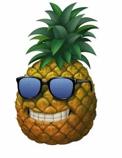 Create meme: pineapple in sunglasses, funny pineapple, pineapple 