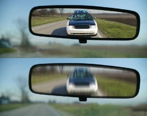 Create meme: rear view mirror