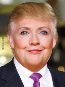 Создать мем: клинтон, hilary, дональд трамп