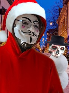 Create meme: Christmas, anonymous, secret Santa