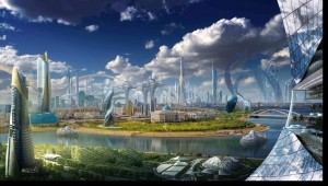 Create meme: the city in the distant future, the city of the future, future city