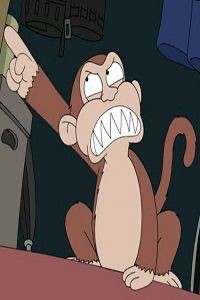 Create meme: angry monkey family guy, angry monkey family guy, monkey family guy