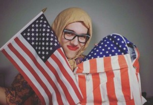 Создать мем: american flag, hillary clinton, ХЫХЫ