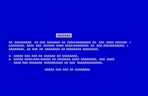 Create meme: windows error blue screen, bsod , blue screen of death