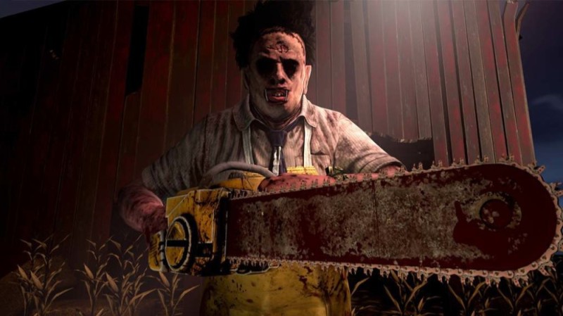 Create meme: texas chainsaw massacre, dead by daylight, a maniac with a chainsaw